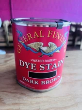 General Finishes Water Based Dye Dark Brown - 1 Quart (946 ml)