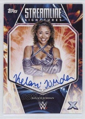 2025 Topps Exalted WWE Streamline Signatures Kelani Jordan #STS-KJN Auto 17uv