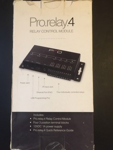 PRO, Pro.Relay.4,Relay Control Module, IR input, PoE, Surface mount, NEW