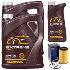 Motor&ouml;l Set MANNOL Extreme 5W-40 API SN/CH-4 11 Liter + &Ouml;lfilter f&uuml;r Mercedes