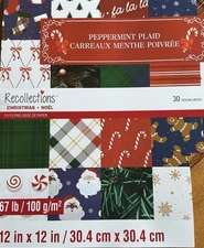 “ HOLIDAY BASICS ” SCRAPBOOKING / CRAFTS ~12 X 12~ 30 SHEETS~ BY RECOLLECTIONS