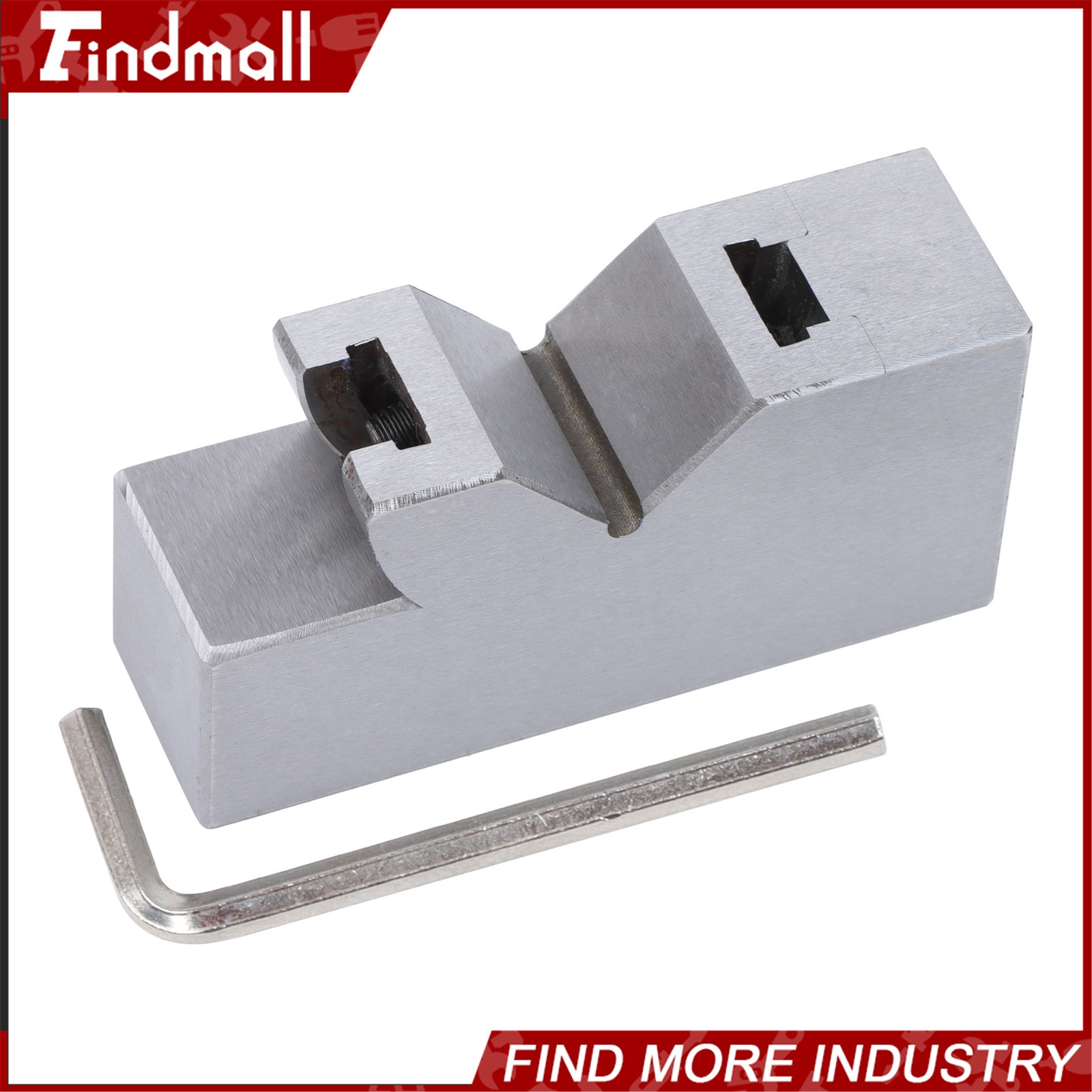 0-60 Degree Precision Gauge Adjustable Angle V Block Milling Tool 3"x 1"x 1-1/4"