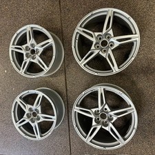 Set Of 4 2020-2025 Corvette Z51 C8 Oem 19 20 Wheels Rims With Lug Nuts