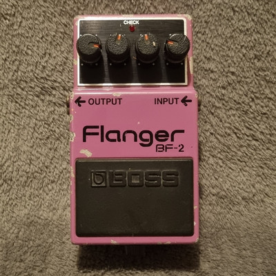 Boss Flanger BF-2 Japan 1980-1984 Black Label