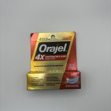 Orajel - 4X Toothache Gum Severe Pain Cream in Tube 0.33oz EXP: 07/2026