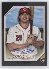 2022 Topps Gallery Rookie Auto TJ Friedl #RA-TF Auto 16ch