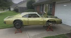 Vintage Green 1969 Redline Hot Wheels Custom Dodge Charger US base -junkyard car