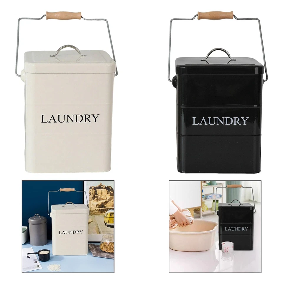 Boîte de Rangement à Linge En Métal, Pratique et Multifonctionnelle, avec - Photo 1/1