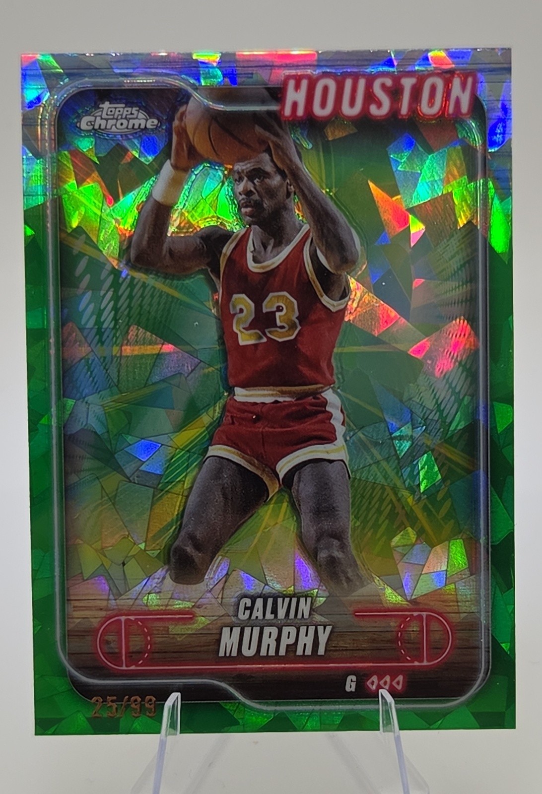 2024-25 Topps Chrome Sapphire Edition - Calvin Murphy #142 Green /99