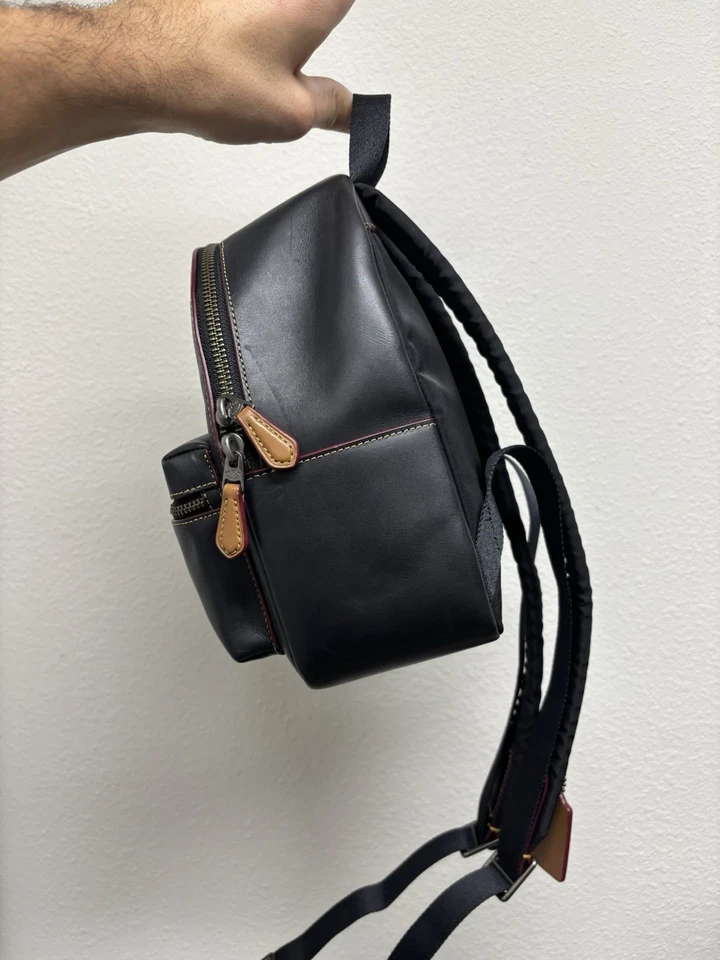 Mochila Coach X Disney F59837 Mickey Mouse Mini Charlie Negra Foto 4 de 4