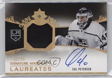 2021-22 Upper Deck Ultimate Collection 43/99 Cal Petersen #SML-CP Auto 10no