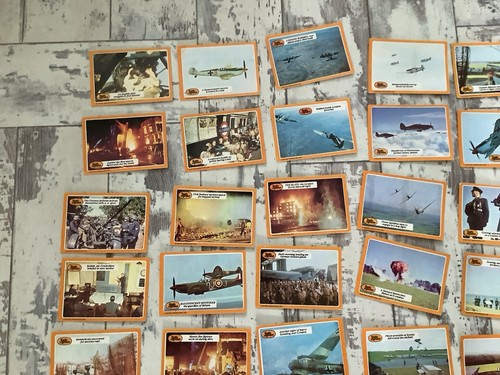 A&BC - Battaglia d'Inghilterra Bubblegum Cards - Set completo di 66 carte s - Seconda guerra mondiale - Foto 8 di 19