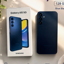 Samsung Galaxy A15 5G 128 GB Blue Black 6,5 Zoll Triple-Kamera 50 MP