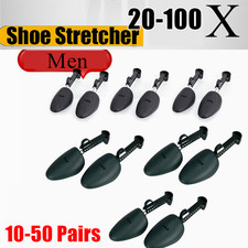 20-60pcs of Plastic Shoe Tree Shaper Shapes Stretcher Adjustable For Women Men