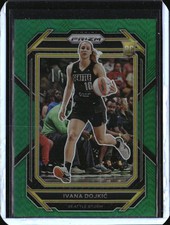 2023 Panini Prizm WNBA Green RC #150 Ivana Dojkic Seattle Storm
