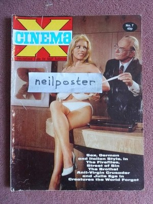 CINEMA X (1971) UK mag JULIE EGE, HAMMER FILM, ED WOOD