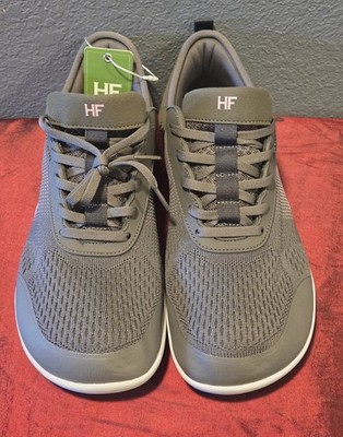 NWT Hike Footwear HF Stride Gray Barefoot Sneaker Unisex Mens Size 10 EU 43