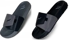 Norty Mens Casual Slide Flat Strap Shower Sandals Summer Comfort Slip On Shoes