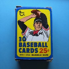 1971 Topps Baseball Empty Cello Pack Box