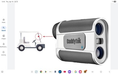 CaddyView V3 Laser Rangefinder By Caddytek w Slope And Vaib Magnet