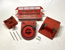 Lot of 1950's Smith Miller Aerial Fire Trailer Parts