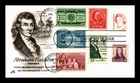 US COVER ABRAHAM BALDWIN GREAT AMERICANS FIRST DAY ISSUE COMBO ARTCRAFT