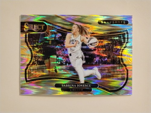 2025 Panini Select WNBA - Snapshots #15 Sabrina Ionescu Flash Prizm