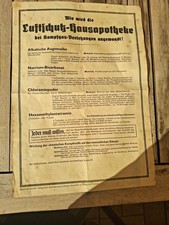 Wie wird die Luftschutz-Hausapotheke bei Kampfgas Verletzungen angewandt?