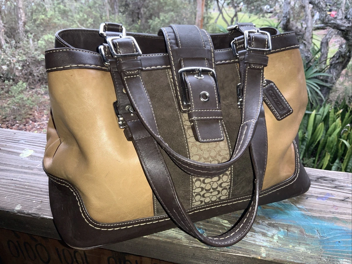 Coach Suede Tote Bags for Women for sale | eBay