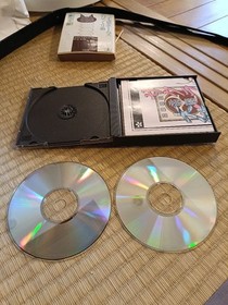 Sakura Wars Sega Saturn Game Set with Imperial Flower Brigade Handbook and Poste