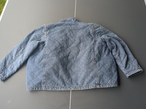 Vintage Ralph Lauren Jeans Co. Womens Equestrian Quilted Denim Jacket Size Large - Picture 10 of 10