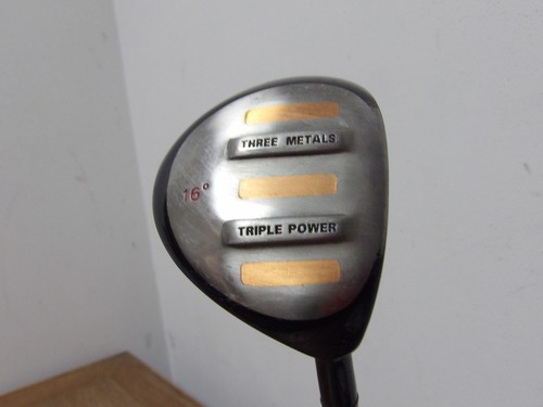 Three Metals Triple Power 16* 3 Wood Regular Quantum Leap Graphite Very ...