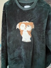Graniph Gizmo Boa Trainer Sweatshirt M Moss Green Soft Fleece Top