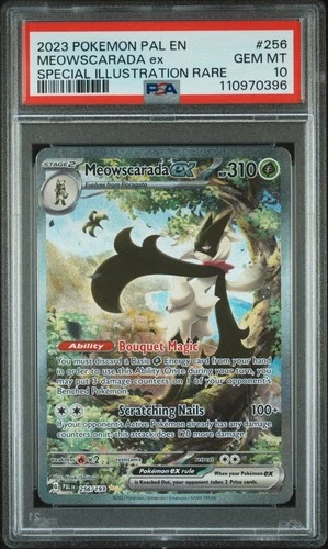 2023 POKEMON PAL EN-PALDEA EVOLVED #256 MEOWSCARADA EX PSA 10