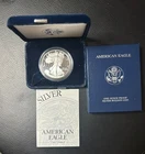 2002 W American Silver Eagle 1oz Proof Coin COA & OGP Included