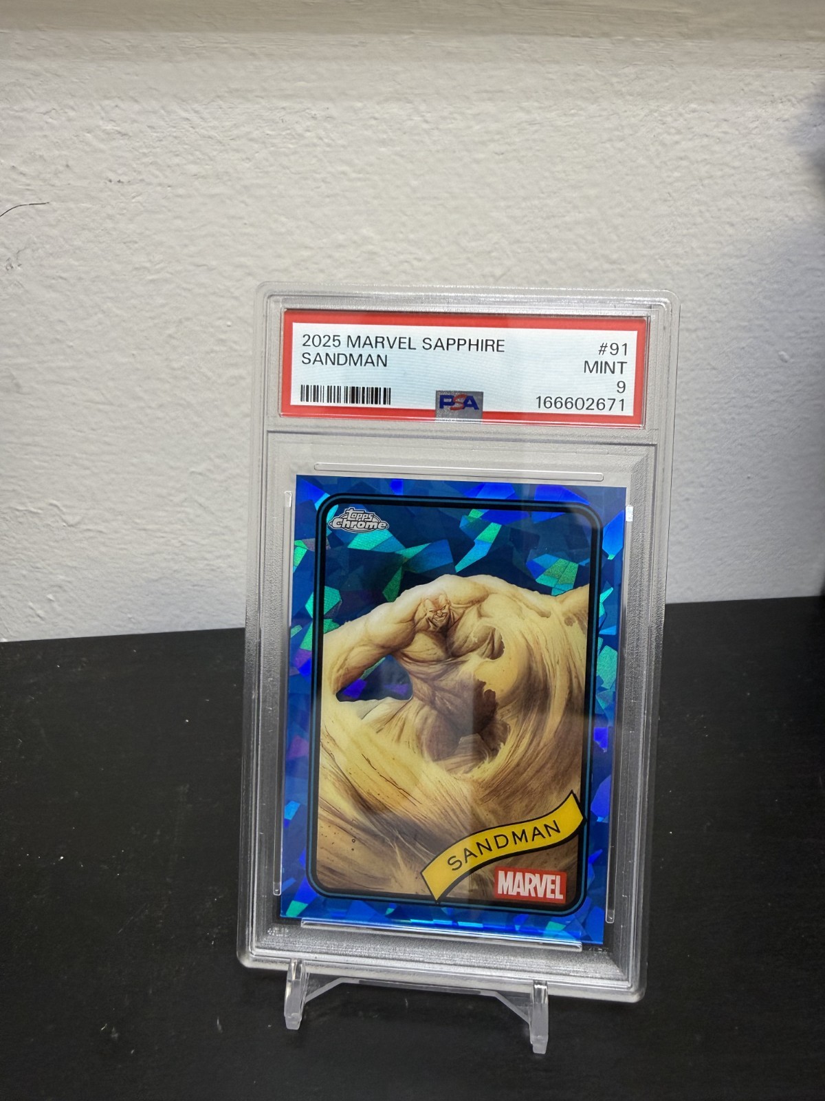 2025 Marvel Sapphire Sandman #91 PSA 9