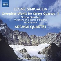 Audio Cd - Leone Sinigaglia - Complete Works For String Quartet, Vol. 1 - Naxos