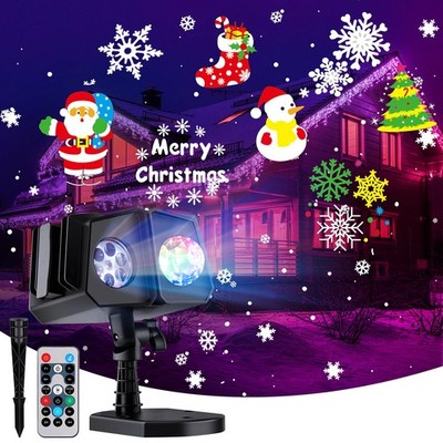 SmartDawn Christmas Projector Lights Outdoor 26 HD Effects (3D Ocean Wave +