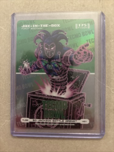 Bo Jackson Tecmo Bowl Arena Jax-In-The-Box Hex Jaxon Smith-Njigba First Edition