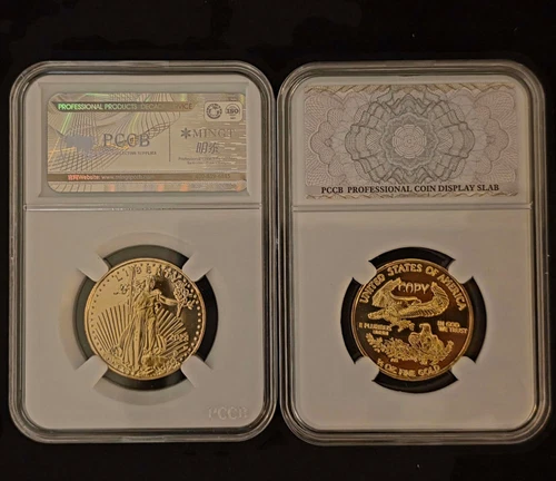 2023 - 1/2 Ounce .999 Gold American Eagle - 24k Fine (BU) Glided Repro Coin