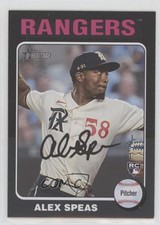 2024 Heritage Rookies Black Border /50 Alex Speas (White Above Card Number) 12u8