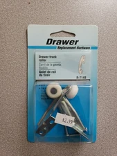 Prime-Line R 7148 Center Guide Drawer Track Roller 3.32 L x 3.31 H x12 W in.