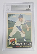 ROY FACE 1953 Topps Rookie RC Card #246 - BGS BVG 1.5 - Vintage Beckett. rookie card picture