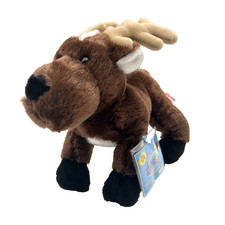 Ganz Webkinz Reindeer Plush Stuffed Animal Toy With Sealed Code HM137 New NWT