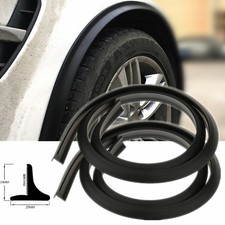 2x 1.5M Car Fender Flare Extension Strip Protector Wheel Arches Tires Eyebrow