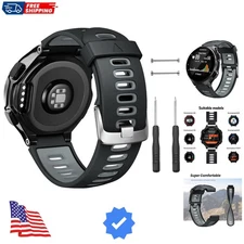 Silicone Watch Band Replacement Solft Silicone Strap Compatible Forerunner 23...