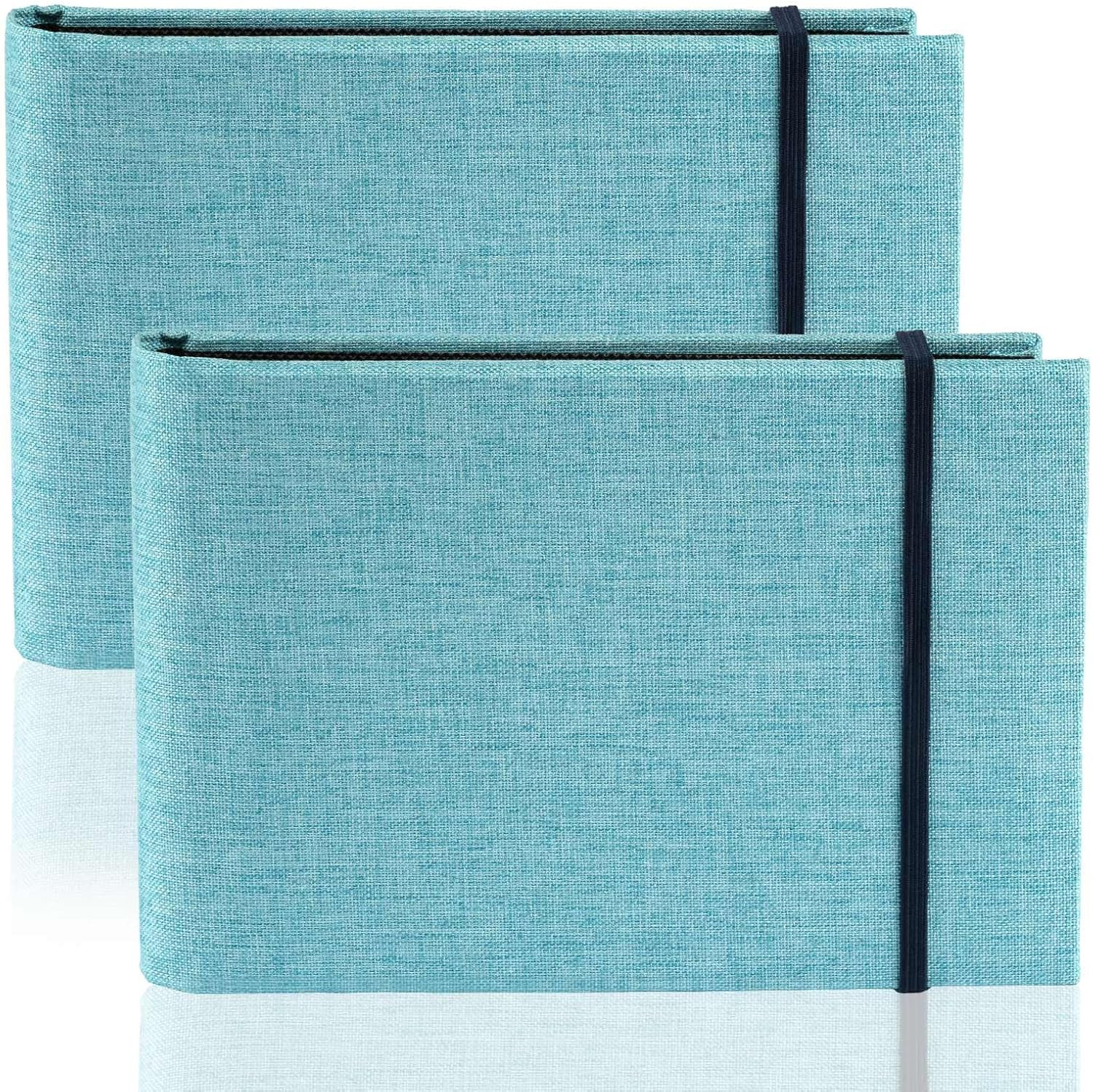 2 Pack Small Photo Albums 6X4, Slip in Photo Album, 200 Pages Photo Album Books,