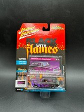 Johnny Lightning Black With Flames 1960 Amc Rambler Wagon Custom U6