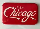 Vintage Enjoy Chicago Coca Cola Magnet Advertising 3.75”