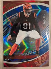 2025 Panini Absolute Trey Hendrickson #25 Red And Blue Diamond 160/425 Bengals